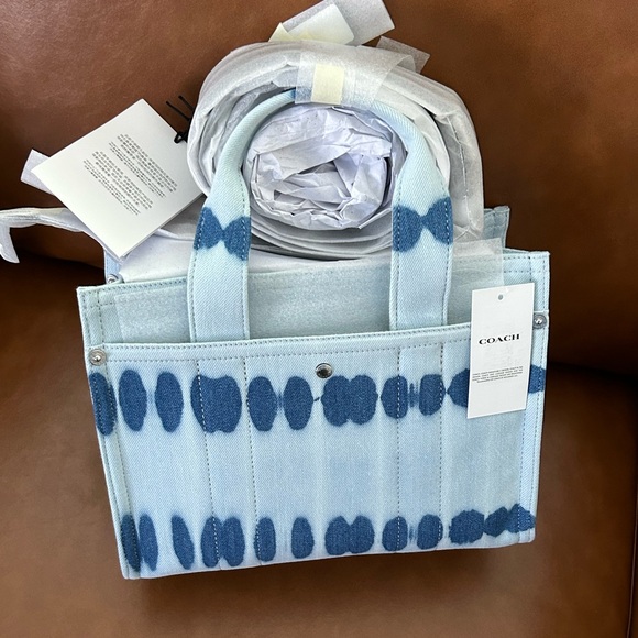 Coach Cargo 26 with Tie-Dye Leather Handbag - Picture 2 of 12